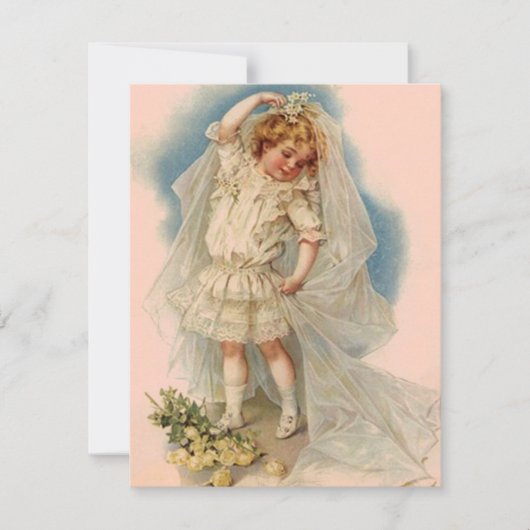 De  Uitnodiging van de Bridal van de Stijl van de  (Voorkant)