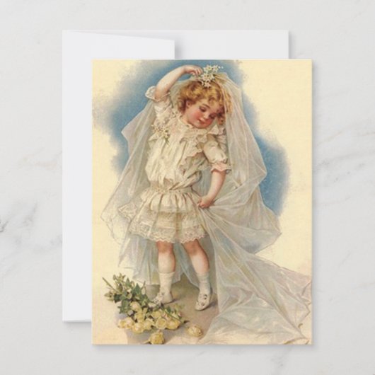 De  Uitnodiging van de Bridal van de Stijl van de  (Voorkant)