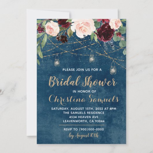 De Uitnodiging van de Bridal van het Koord de Lich (Voorkant)