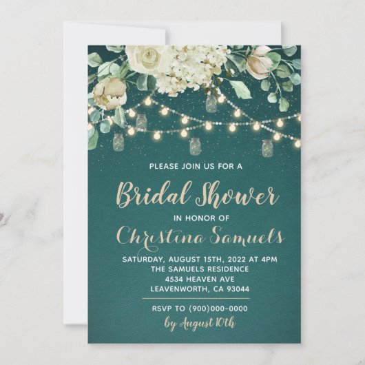 De Uitnodiging van de Bridal van het Koord de Lich (Voorkant)