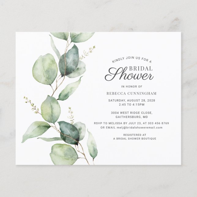 De Uitnodiging van de Bridal van het Manuscript va (Voorkant)