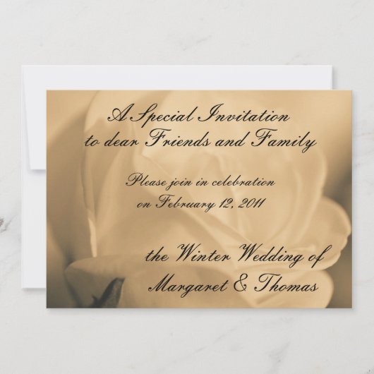 De Uitnodiging van de bruiloft sparen de kaart van (Voorkant)