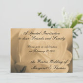 De Uitnodiging van de bruiloft sparen de kaart van (Staand voorkant)