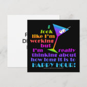 De Uitnodiging van de cocktailpartij - hoe lang du (Voorkant / Achterkant)