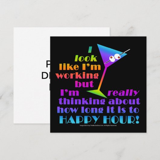 De Uitnodiging van de cocktailpartij - hoe lang du (Voorkant / Achterkant)