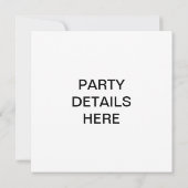 De Uitnodiging van de cocktailpartij - hoe lang du (Achterkant)