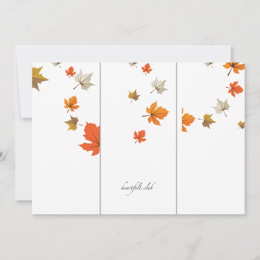 De Uitnodiging van de Comités van de pompoen (Achterkant)