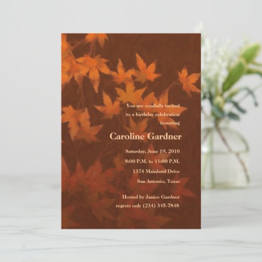 De Uitnodiging van de dag de Rust van de Vergrotin (Staand voorkant)