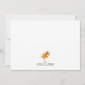 De Uitnodiging van de dag van de geboorte - Ladybu (Achterkant)