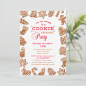 De Uitnodiging van de de Uitwisseling van de Kerst (Staand voorkant)