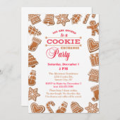 De Uitnodiging van de de Uitwisseling van de Kerst (Voorkant / Achterkant)