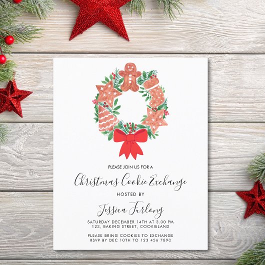 De Uitnodiging van de de Uitwisseling van de Kerst