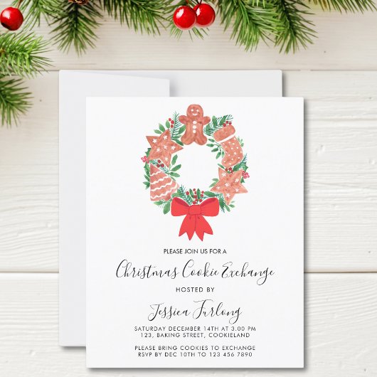 De Uitnodiging van de de Uitwisseling van de Kerst