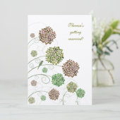 De Uitnodiging van de Douane van de Dahlia van de (Staand voorkant)