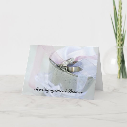 De Uitnodiging van de Douche van het verloving (Voorkant)