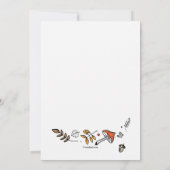 De Uitnodiging van de Elementen van de Douche van (Achterkant)