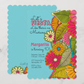 De Uitnodiging van de Extravagantie van de kleur (Voorkant / Achterkant)