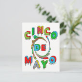 De Uitnodiging van de Fiesta van Cinco DE Mayo - (Staand voorkant)