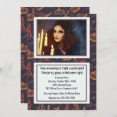 De Uitnodiging van de Foto van de Kaarsen van (Voorkant / Achterkant)