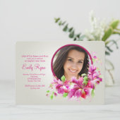 De Uitnodiging van de Foto van de Orchideeën van (Staand voorkant)