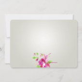 De Uitnodiging van de Foto van de Orchideeën van (Achterkant)