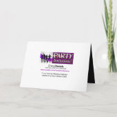 De Uitnodiging van de Foto van de Partij van de (Achterkant)