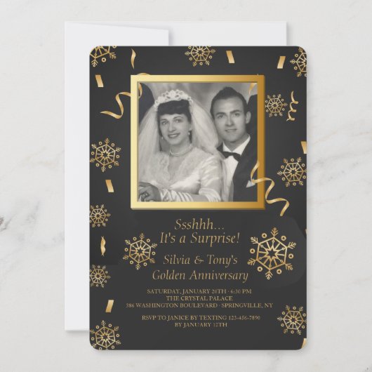 De Uitnodiging van de Foto van de Viering van de (Voorkant)