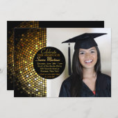 De Uitnodiging van de Foto van het Afstudeerder (Voorkant / Achterkant)