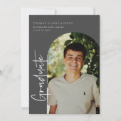 De Uitnodiging van de Foto van het Afstuderen Scri (Voorkant)