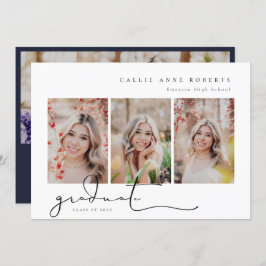 De Uitnodiging van de Foto van het Afstuderen van 