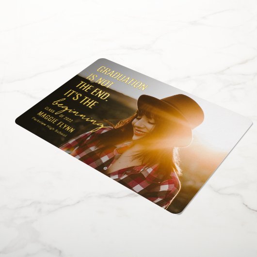 De uitnodiging van de Foto van het Afstuderen van  (Gedraaid)