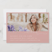 De Uitnodiging van de Foto van het Afstuderen van  (Achterkant)