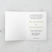 De Uitnodiging van de Foto van het Huwelijk van de (Binnen)