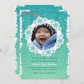 De Uitnodiging van de Foto van het Label van de (Voorkant / Achterkant)