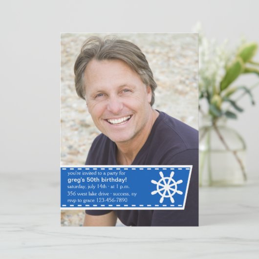 De Uitnodiging van de Foto van het Leven van het (Staand voorkant)