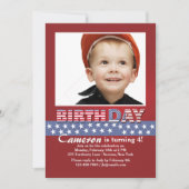 De Uitnodiging van de Foto van sterren en van (Voorkant)