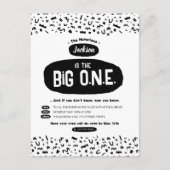 De uitnodiging van de grote beroemde Hip Hop Birth (Voorkant)