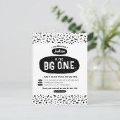 De uitnodiging van de grote beroemde Hip Hop Birth (Staand voorkant)