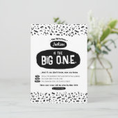 De uitnodiging van de grote beroemde Hip Hop Birth (Staand voorkant)