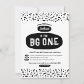 De uitnodiging van de grote beroemde Hip Hop Birth (Voorkant)