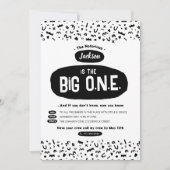 De uitnodiging van de grote beroemde Hip Hop Birth (Voorkant)