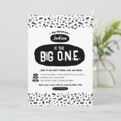 De uitnodiging van de grote beroemde Hip Hop Birth (Staand voorkant)