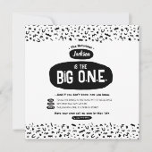 De uitnodiging van de grote beroemde Hip Hop Birth (Voorkant)