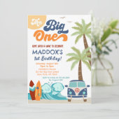 De uitnodiging van de grote Surf om de dag van de (Staand voorkant)