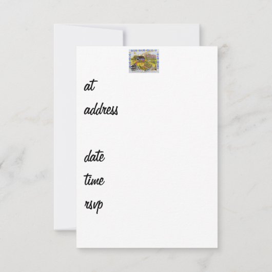 De uitnodiging van de Heer (Achterkant)