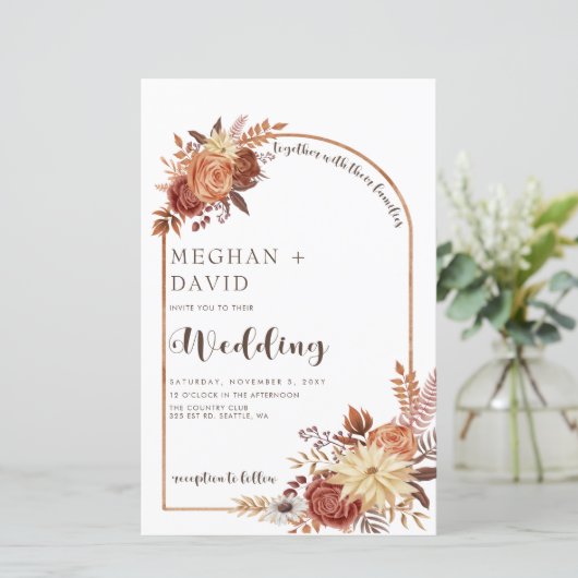 De Uitnodiging van de Herfst van de Band van het M (Staand voorkant)