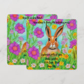 De uitnodiging van de het verjaardagspartij van he (Voorkant / Achterkant)