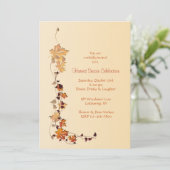 De Uitnodiging van de Hoek van de Bladeren van de (Staand voorkant)