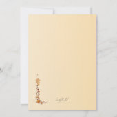 De Uitnodiging van de Hoek van de Bladeren van de (Achterkant)