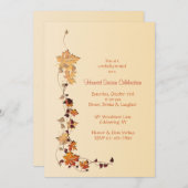 De Uitnodiging van de Hoek van de Bladeren van de (Voorkant / Achterkant)